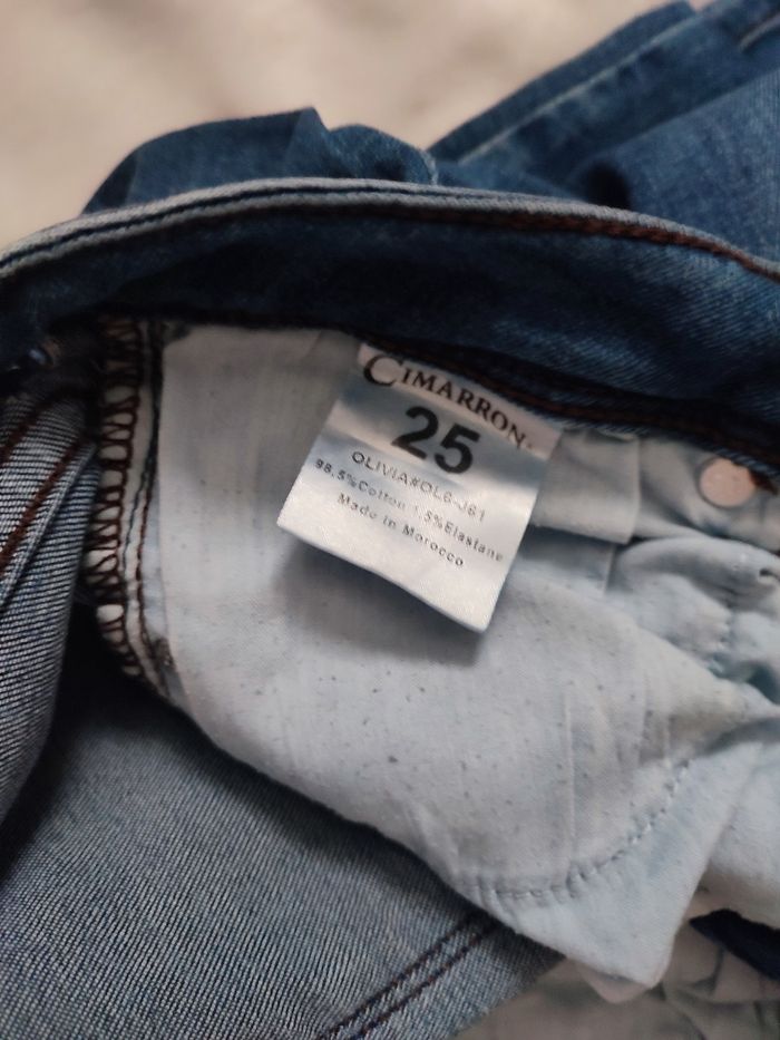 Jeans slim bleu Cimarron taille 25 - photo numéro 5