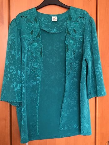 Chemise ouverte verte  taille L