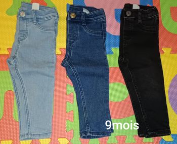 Lot jeans 9mois