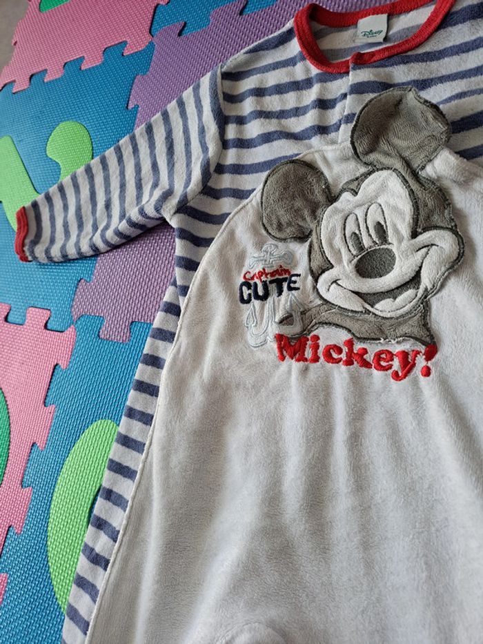 Pyjama velours Mickey Disney 24m - photo numéro 8