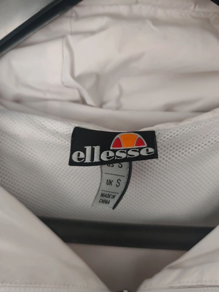 Kway Ellesse blanc bleu S - photo numéro 3