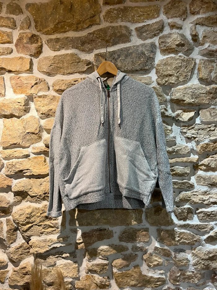 Veste à capuche en maille Benetton Taille L