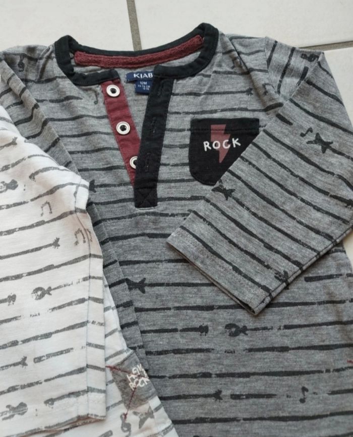 2 tee-shirts manches longues - photo numéro 3