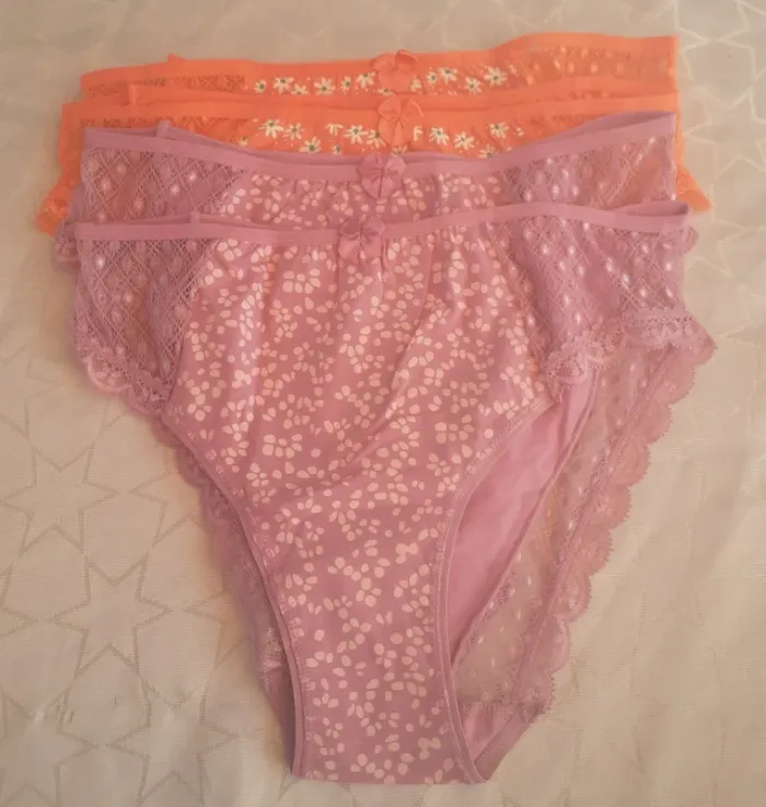 Lot de 4 culottes midi dentelle T38/40 - photo numéro 8