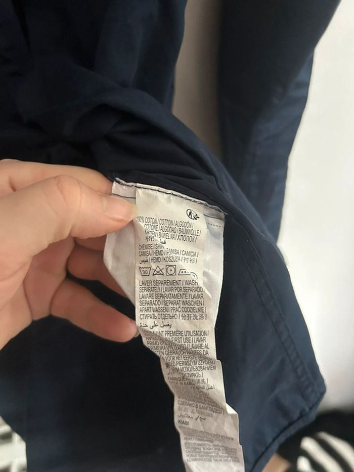 Jolie chemise homme bleu marine • Slim fit • Kiabi • taille M - photo numéro 6