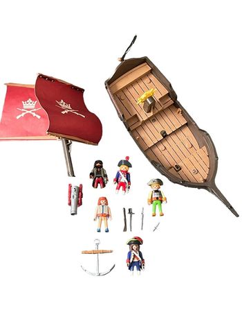 Bateau / Navire Playmobil + figurines et accessoires