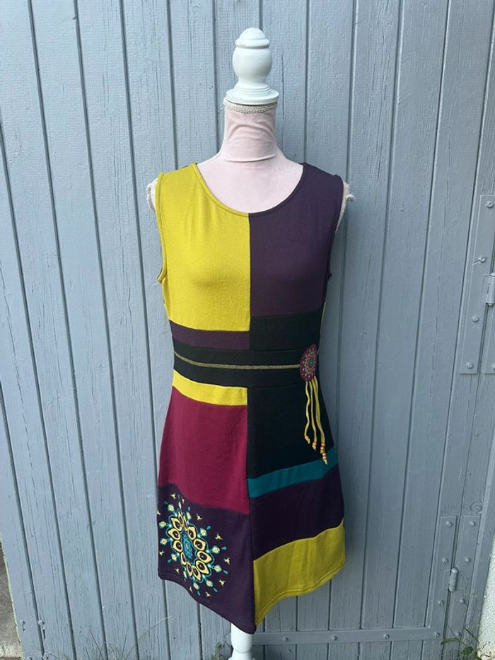 Robe d’été sans manches coloré