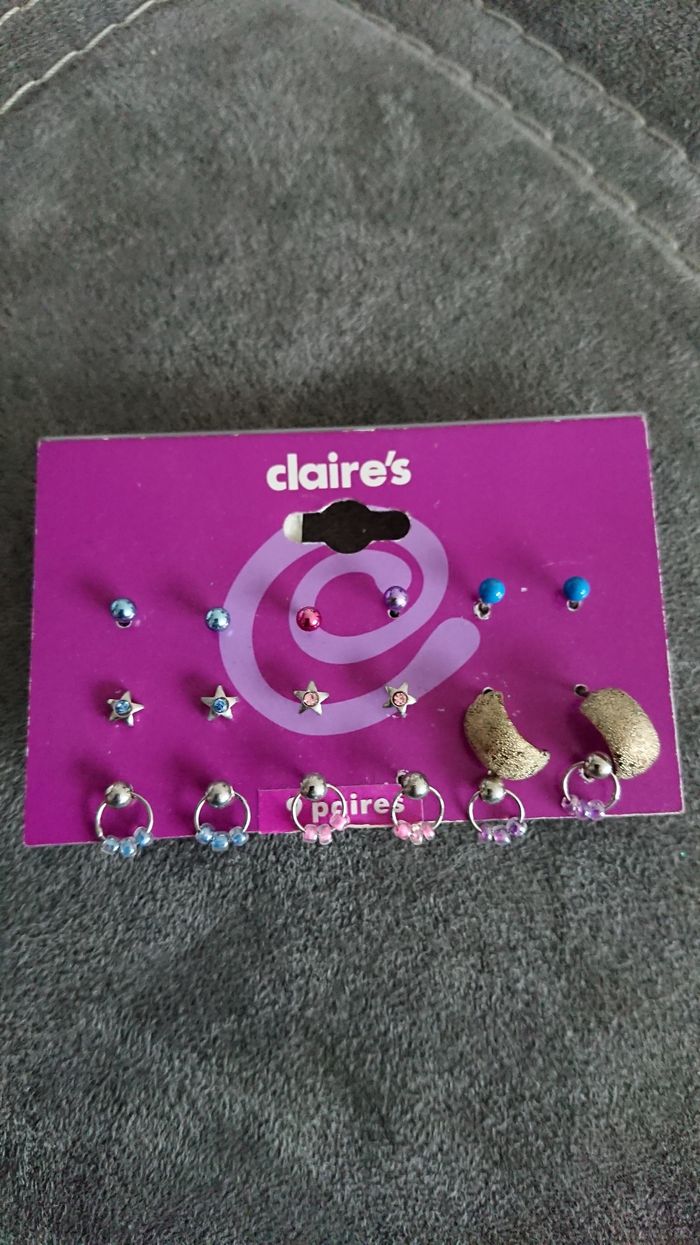 Plaquette de boucles d'oreilles