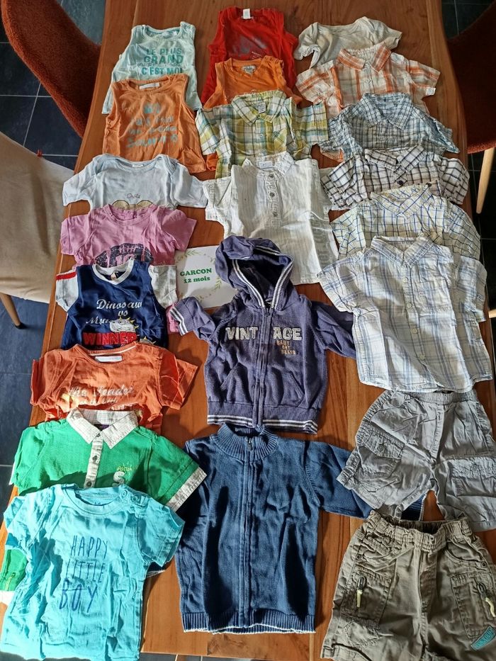 Lot 12mois été garçon