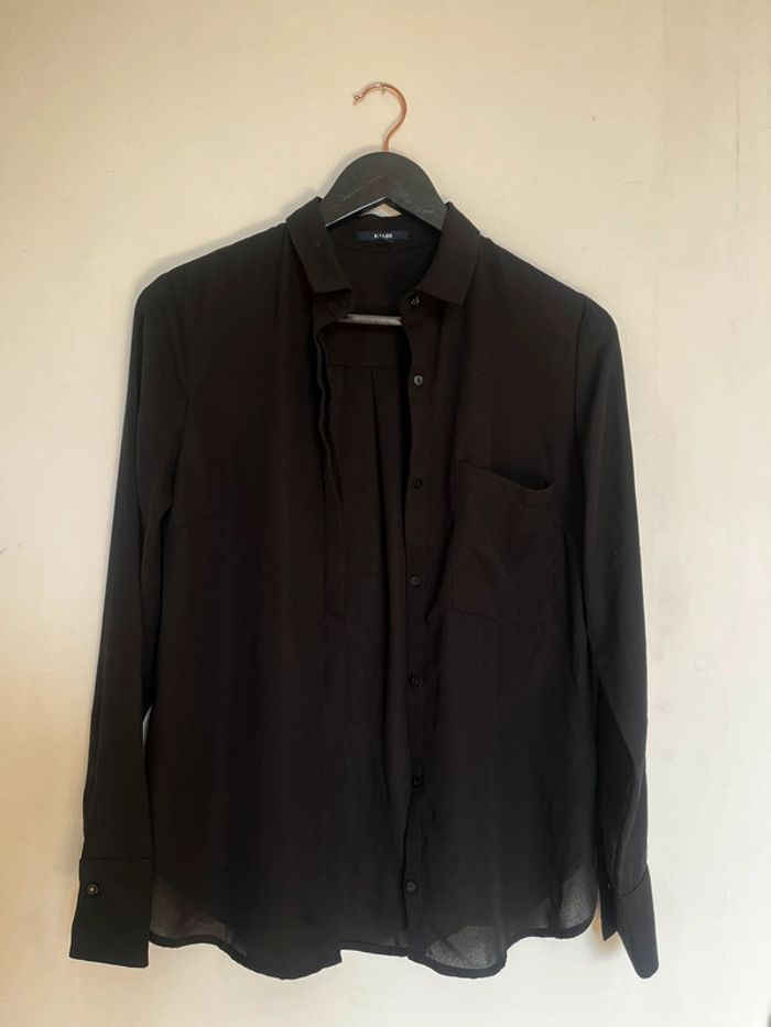Chemise noire légère - photo numéro 2