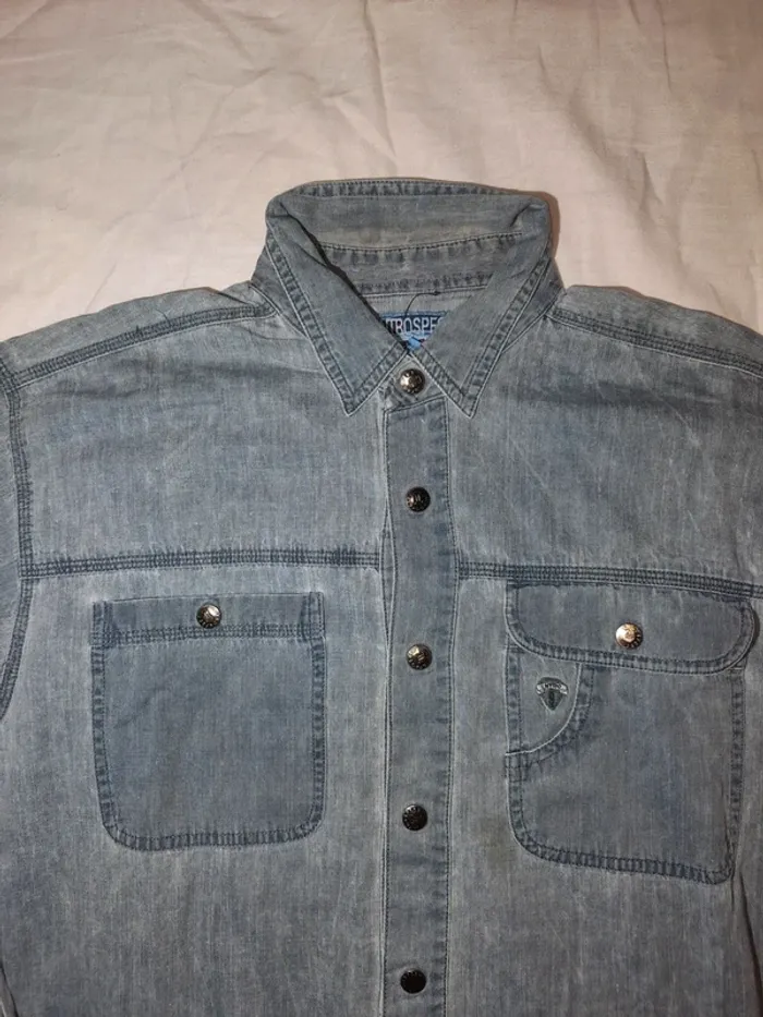 Chemise en jean introspect - photo numéro 4