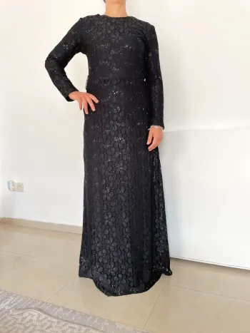 Robe de soirée en dentelle