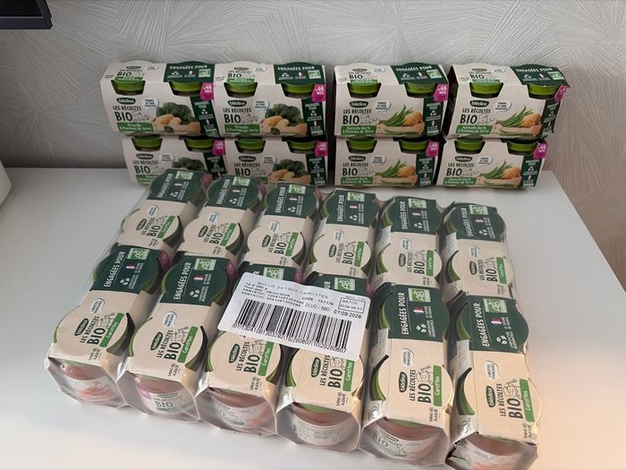 Lot de 40 petits pots bledina bio bébé 4/6 mois - photo numéro 2