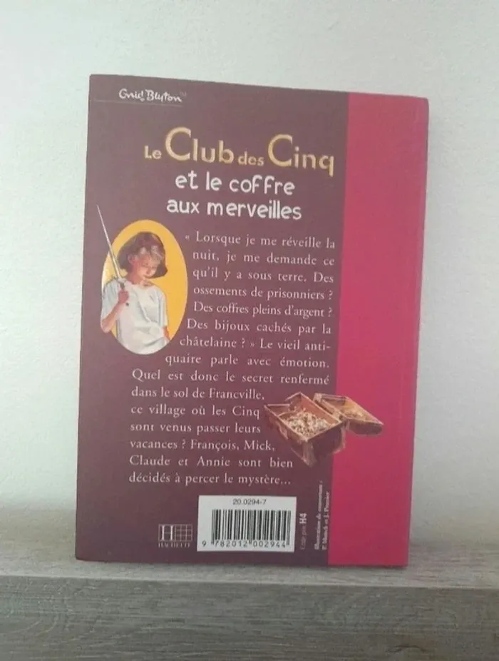 Livre le club des cinq et le coffre aux merveilles - photo numéro 2