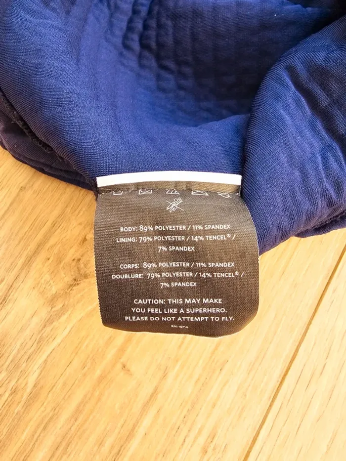 Pull Nobull matelassé bleu marine taille S femme - photo numéro 8