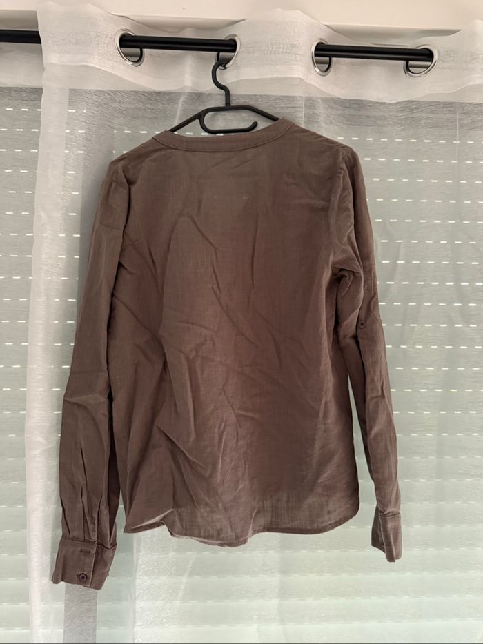 Blouse Shein grise/marron - Taille 38 - Portée 1 fois - photo numéro 2