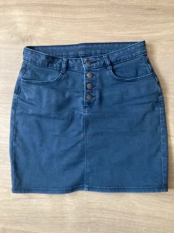 Jupe en jean marine