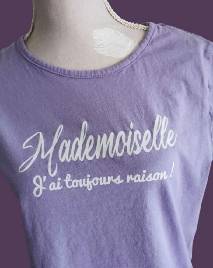 T shirt lila Lili Marelle 12 ans - photo numéro 2