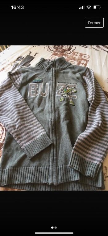 Veste Disney Buzz L’éclair10 ans  neuf