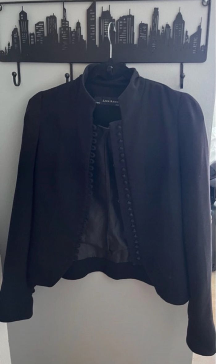 Veste noire Zara - photo numéro 2