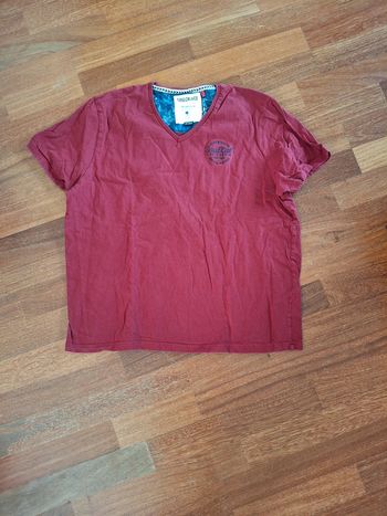 t-shirt bordeaux, taille XXXL, marque Soulcal & co, en très bon état