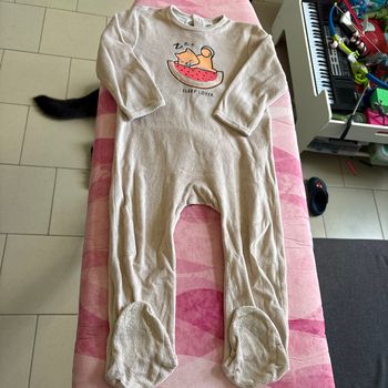 Pyjama une pièce chat