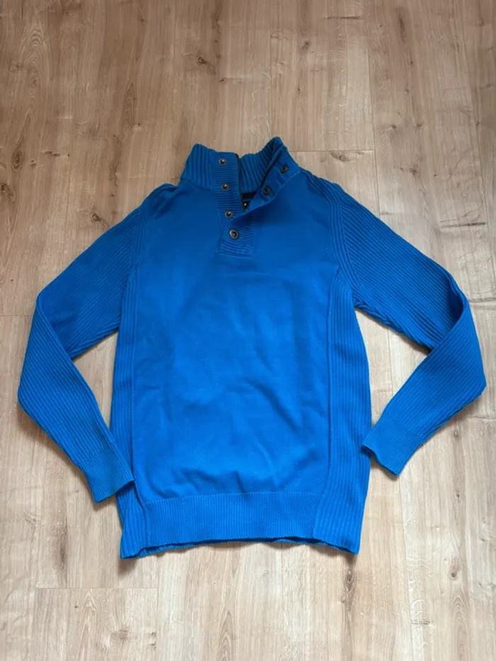 Pull bleu homme Celio taille M