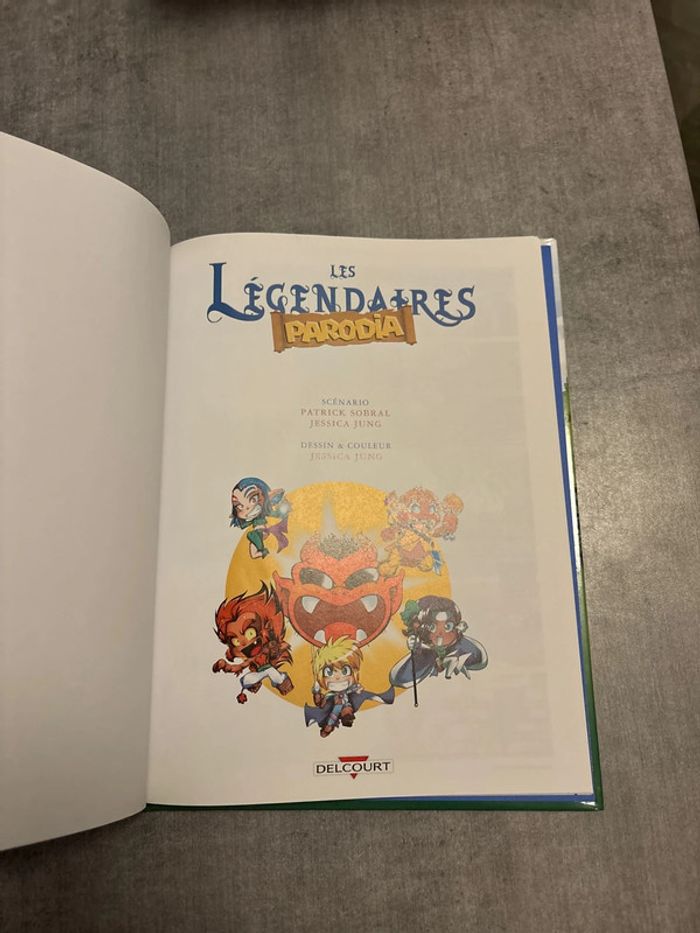 Bande dessinée les légendaires parodia - photo numéro 3