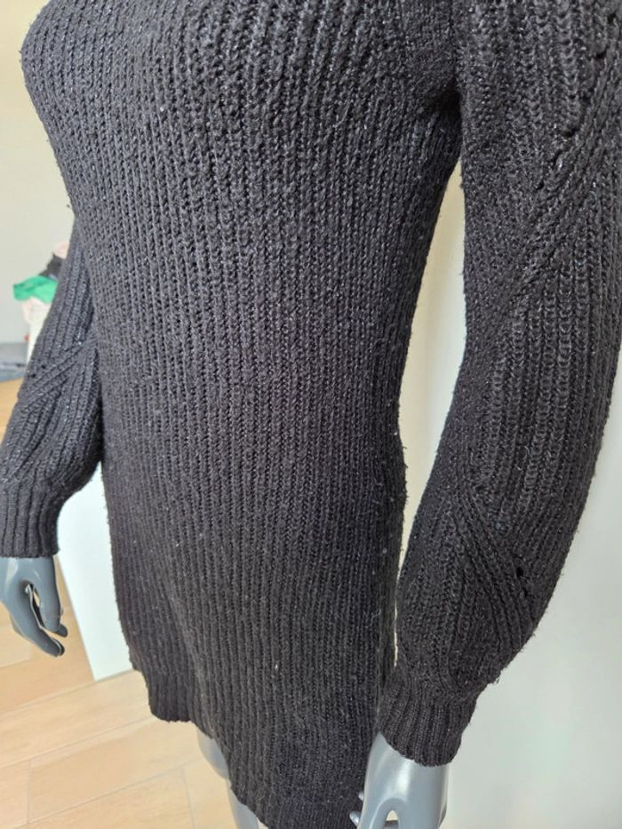 Robe noire- cache cache-Robe longue - photo numéro 4