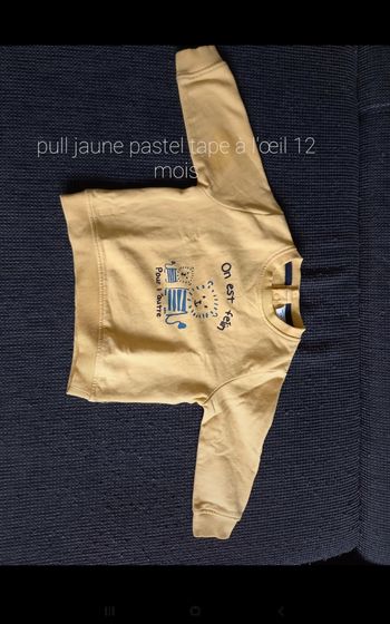 Pull  jaune