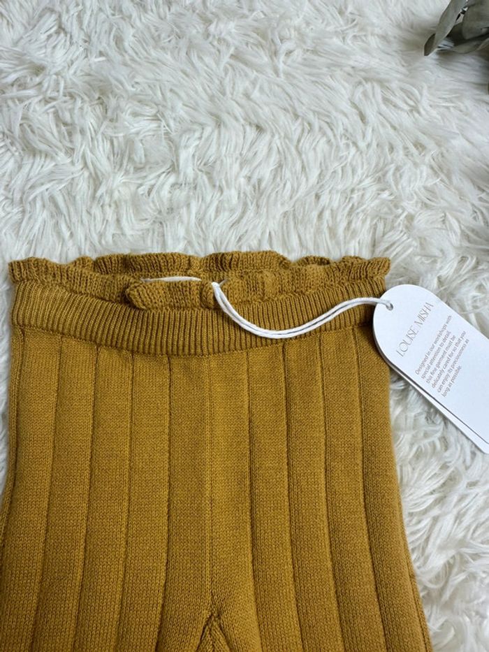 Legging moutarde Louise Misha taille 6 mois - photo numéro 3
