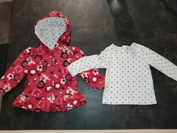 Veste et t-shirt manches longues 18 mois