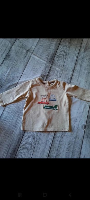 Tee-shirt ml Kiabi 3 mois en tbe