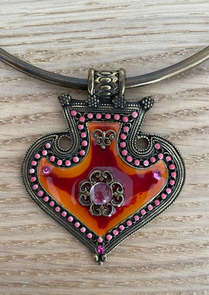 Collier créateur Chorange - photo numéro 5