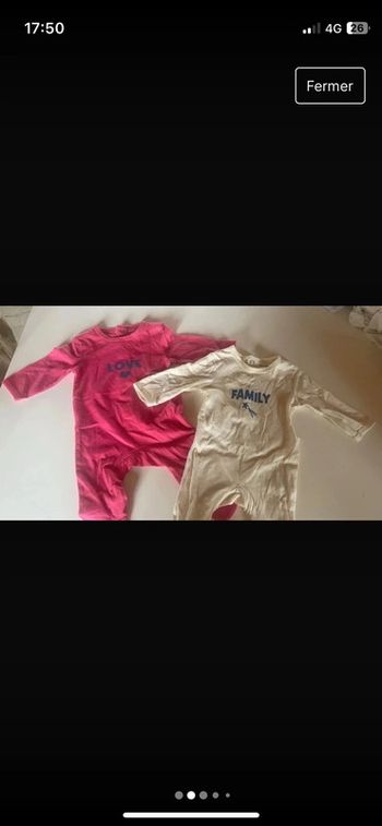 Pyjamas Kiabi 1-3 mois