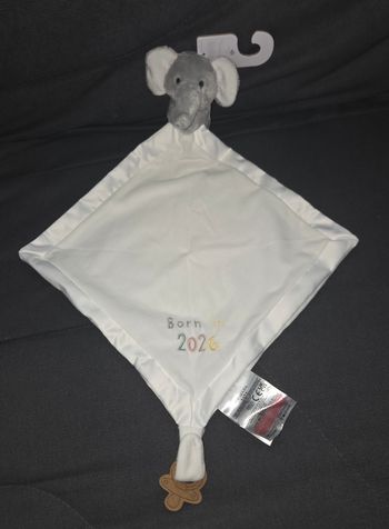 Doudou Éléphant gris avec mouchoir Born In 2026- Primark