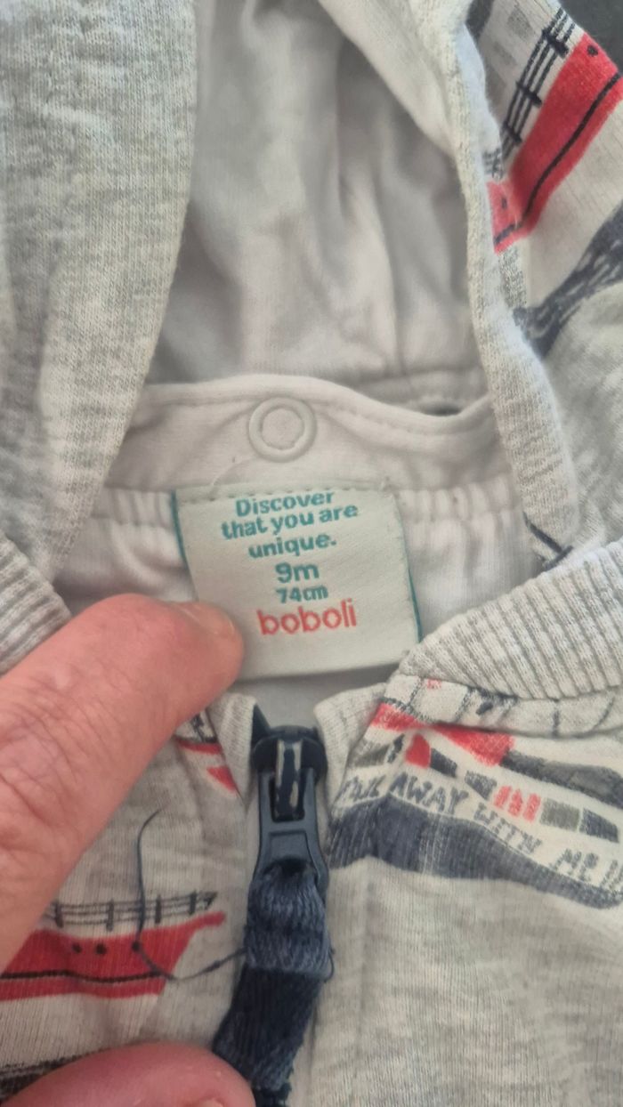 Vend 2 gilet  9 mois garçon - photo numéro 2