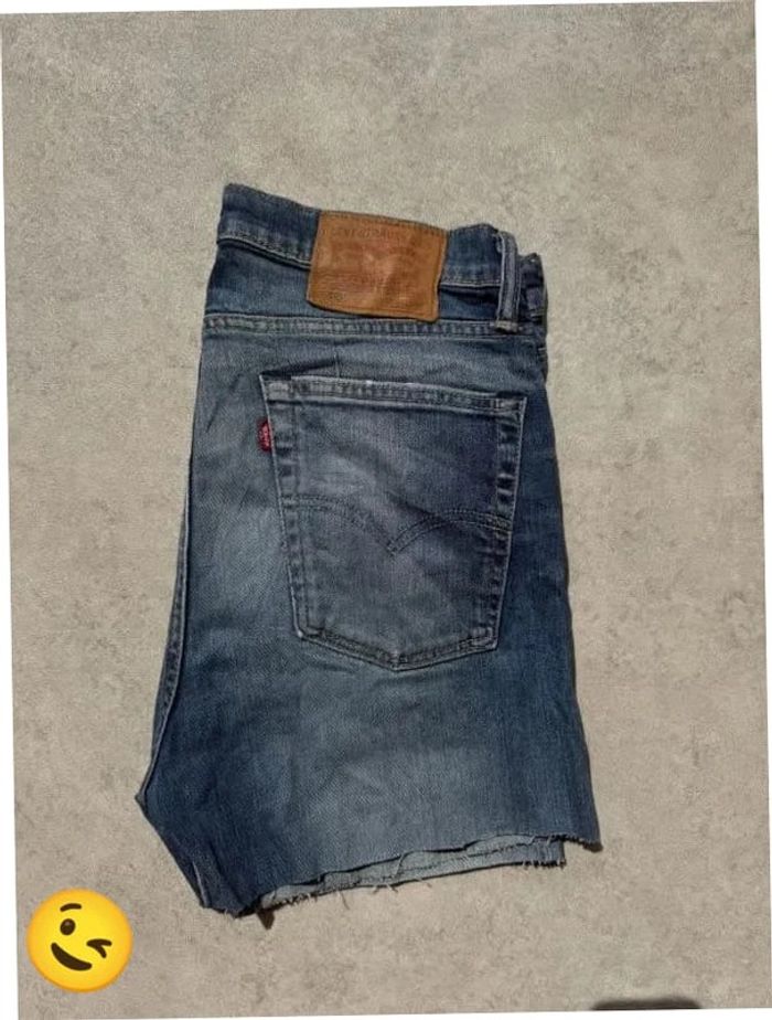 Short Levi's 510 W32 FR42 Bleu homme men #SHO118