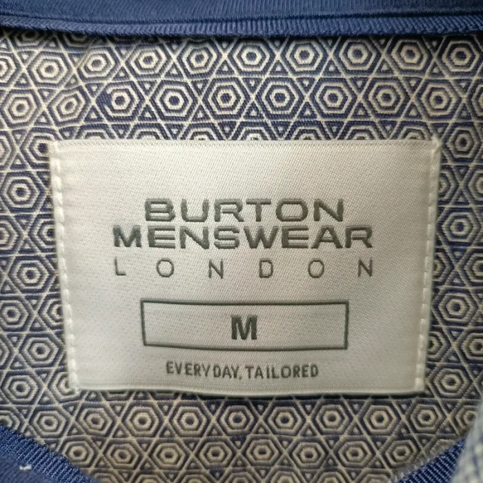 Polo Gris Bleu été manches courtes - Burton Menswear - M - T-shirt homme élégant A1540 - photo numéro 5