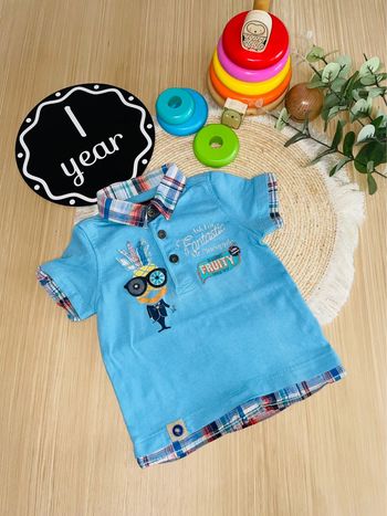 Polo manches courtes catimini 12 mois