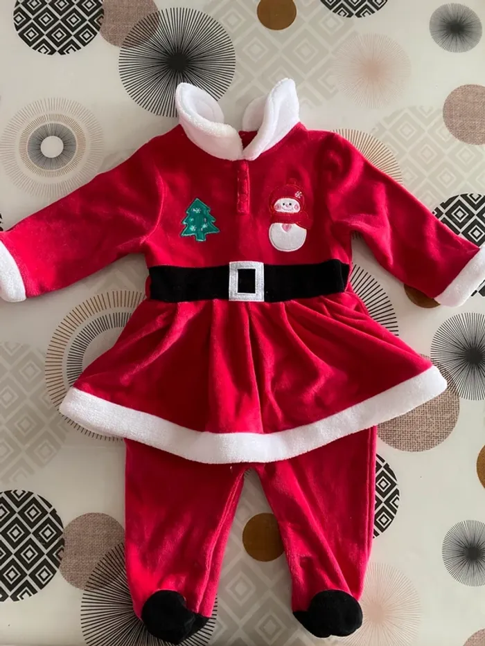 Tenue noël 6 mois fille