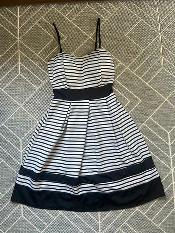 Robe été noir blanc