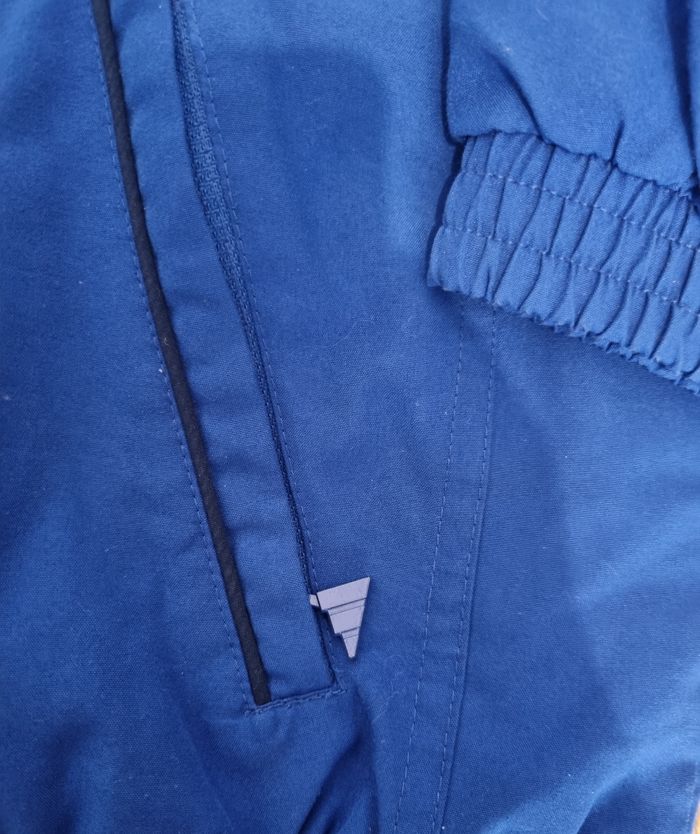 veste enfant adidas bleu taille 12 ans vintage - photo numéro 6