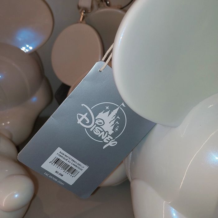 Pick-up sac Loungefly tête Mickey blanche Disney - photo numéro 3