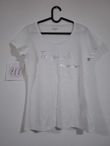 T-shirt personnalisé - ta g*** s'il te plait - 40/L - 40%