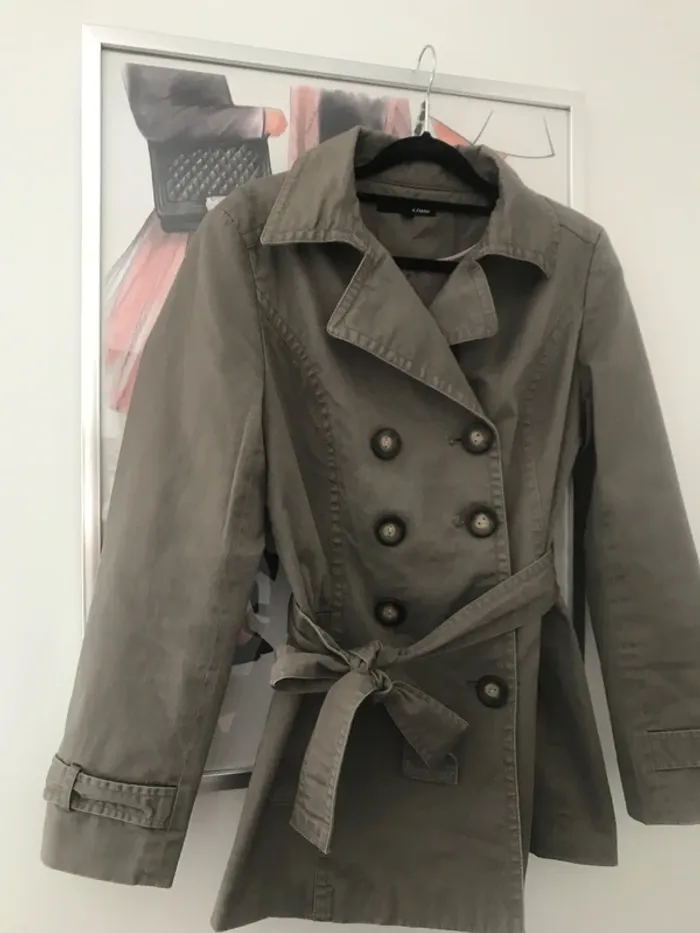 Trench court taupe Etam 38 - photo numéro 2