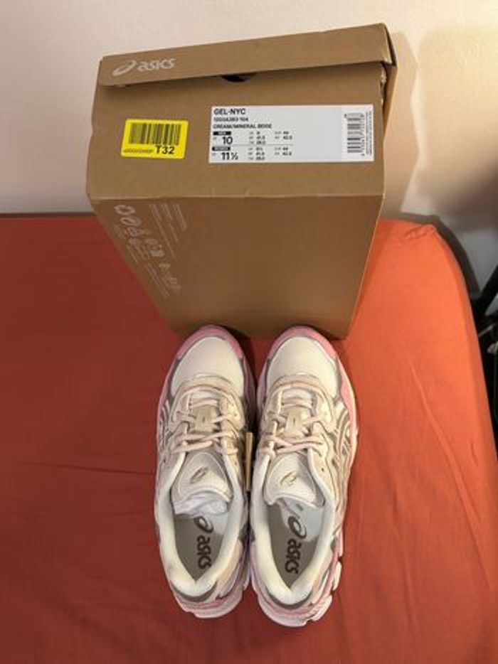 Asics pink rose cream minéral beige taille 44 - photo numéro 4