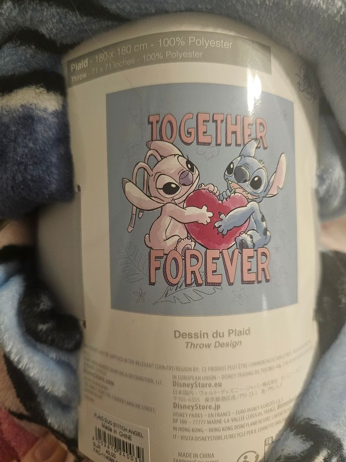 Grand plaid angel et stitch