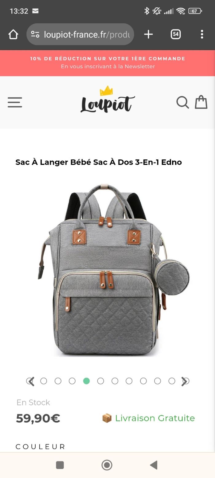 Sac à langer 3 en 1 : lit bébé table à langer sac à dos - photo numéro 3