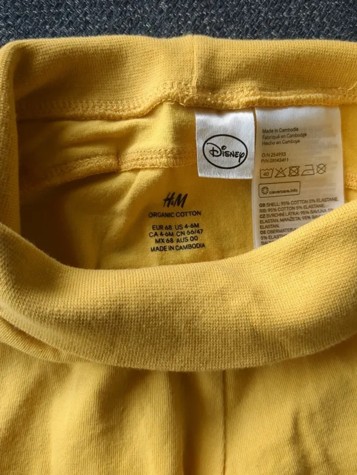 Ensemble short et bonnet Winnie l'ourson 6 mois - photo numéro 4